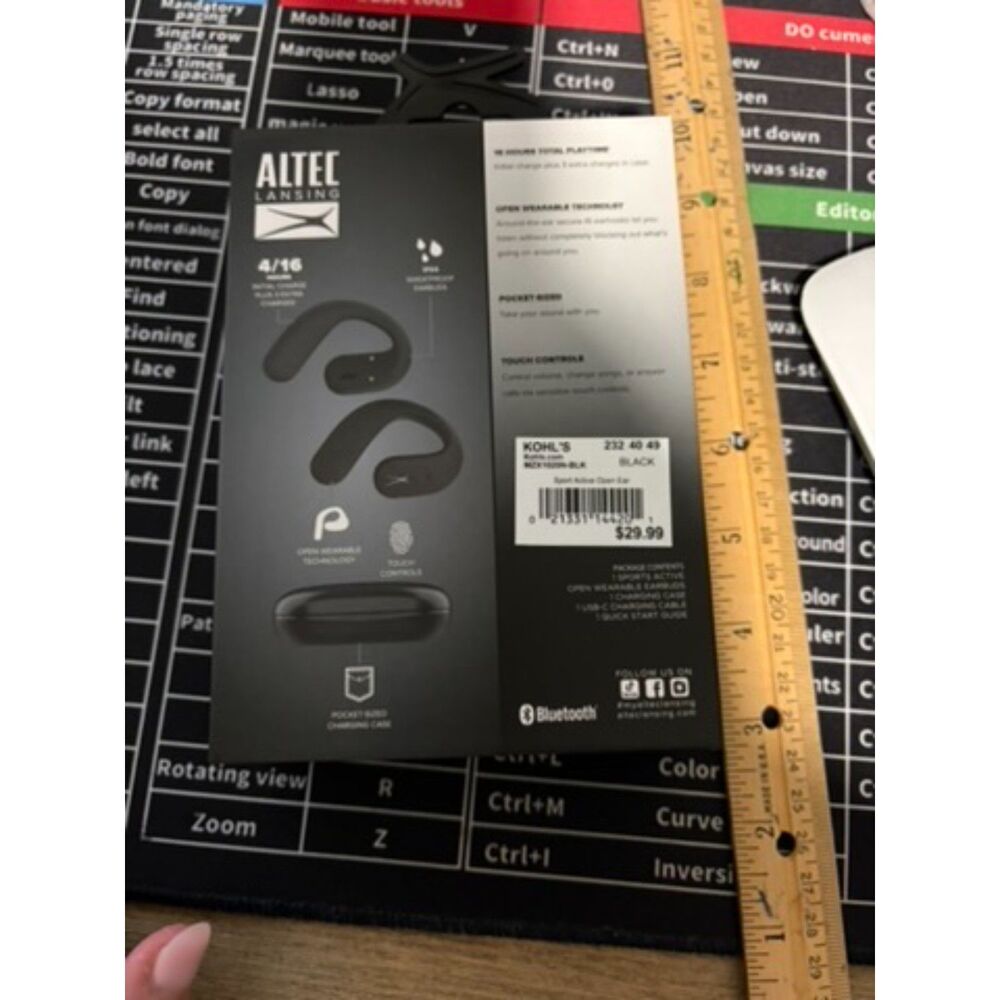 Altec Lansing Sport Active Bluetooth Open-Ear Earbuds